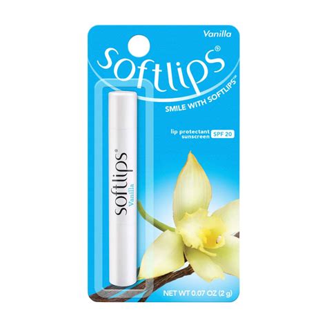 Buy Softlips Vanilla Lip Protectant with SPF 20, 0.07 oz from Dollar ...