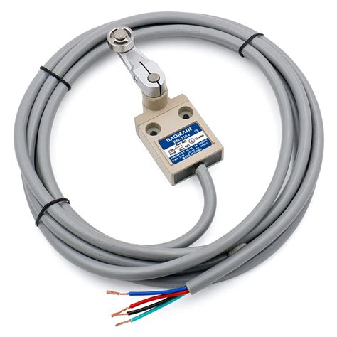 Buy Baomain Limit Switch BM-3104 TZ-3104 Roller Lever Plunger Momentary ...
