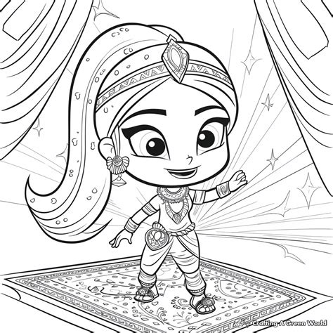 Shimmer and Shine Coloring Pages - Free Printable Shimmer And Shine ...