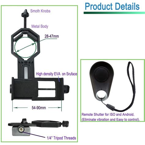 Accessorybasics Binocular Spotting Scope Telescope Microscope Periscope ...