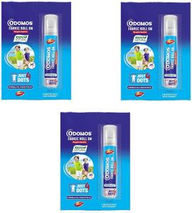 Dabur Odomos Fabric Roll On 8ml x 3U Mosquito Repellent - Buy Baby Care ...
