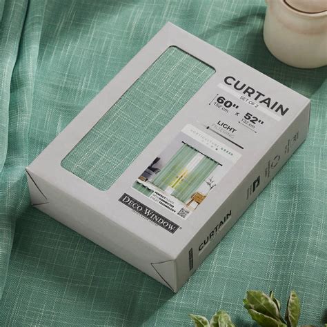 Buy DECO WINDOW Horticulture Set of 2 Light Filtering Window Curtains ...