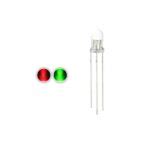 Green & Red 5mm Through Hole Common Anode Bicolor LED (Pack of 5 ...