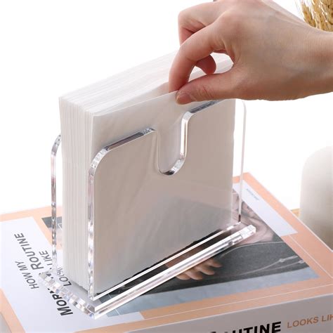 Snapklik.com : Acrylic Napkin Holder, Clear Napkin Holder For Table ...