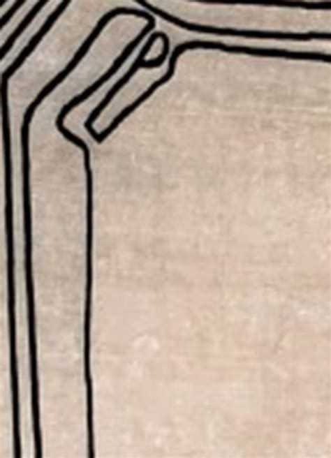 Sophisticated Abstract Lines Botanical Silk & Wool Carpet – Nestroots