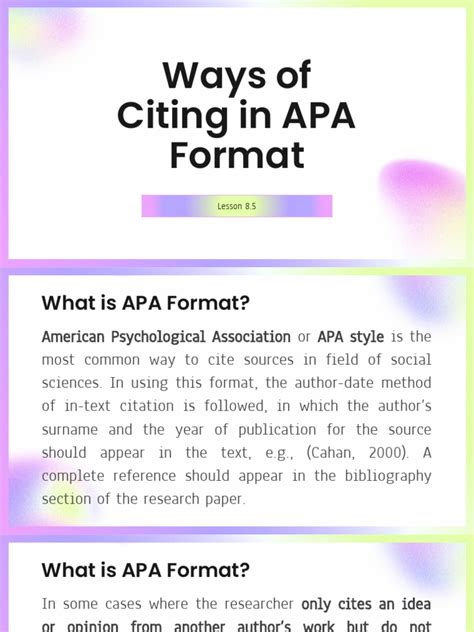 Image result for APA Format Works Cited