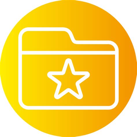Starred Generic gradient fill icon | Freepik