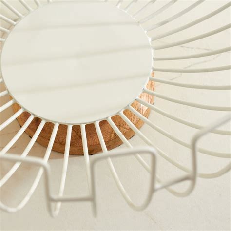 Buy Bakers Pride Monet Metal Fruit Bowl with Mango Wood Base from Home ...