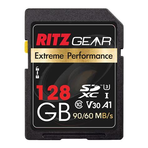Extreme Performance High Speed UHS-I SDXC 128GB SD Card 90/60 MB/S U3 ...