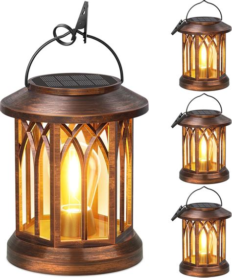WdtPro Solar Lanterns Outdoor Hanging 4 Pack, India | Ubuy