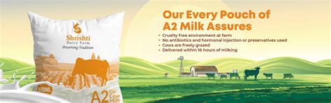 Shrishti A2 Milk | Farm Fresh Certified A2 milk