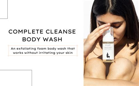 Buy Vaunt Skincare Exfoliating Complete Cleanse Body Wash with Active ...