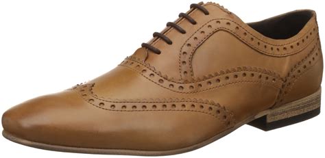 Marks & Spencer Men's Tan Leather Formal Shoes - 7 UK/India (40.5 EU ...