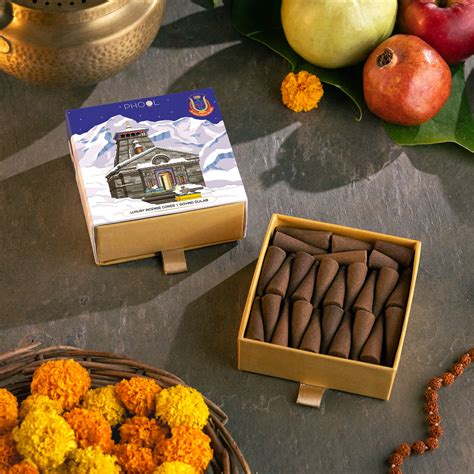 Phool Kedarnath Govind Gulab Incense Cones – PHOOL