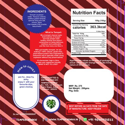 Tempeh Samosa | 200g – TEMPEHCHENNAI