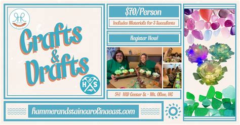 Crafts & Drafts: Coastal Creations: Sea Glass Succulents, R & R Brewing ...