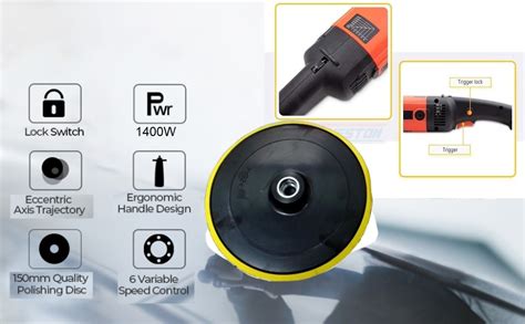 CHESTON 1400W Car Polish Machine | Buffing Machine | Car Polishing ...