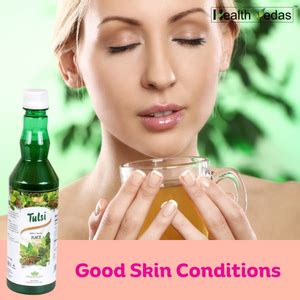 Buy HEALTH VEDAS Tulsi (Basil) Juice, 500ml (Pack of 1) / Herbal Juice ...