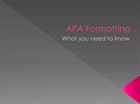 Image result for APA Formatting Tutorial