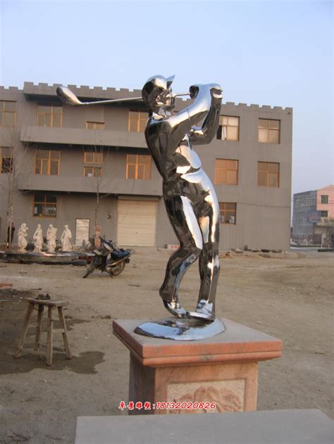 玻璃钢抽象人物 几何人物雕塑 步行街雕塑-建材网