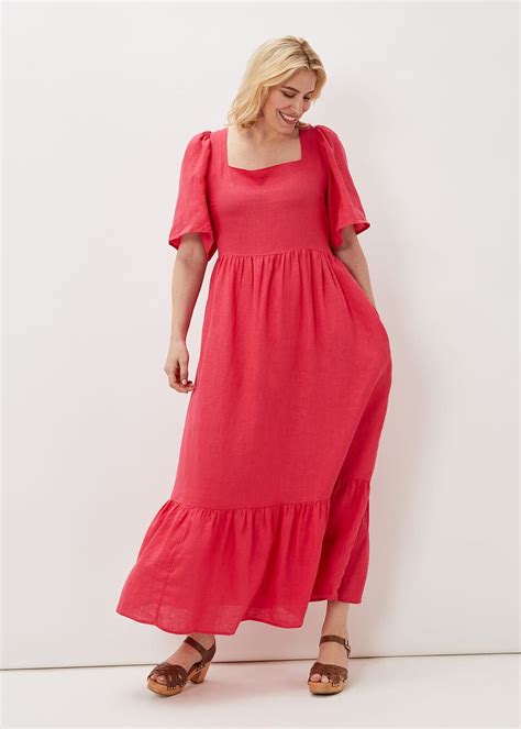 Emaline Linen Maxi Dress | Phase Eight UK