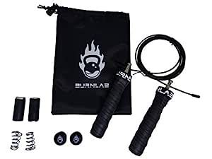 Buy Burnlab Pro Power Skipping Rope - Anti Slip, Adjustable, Ball ...