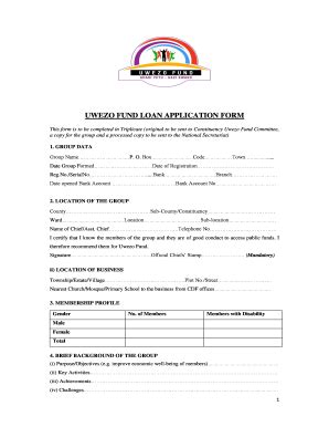 2014-2026 KE Uwezo Fund Loan Application Form - Fill Out, Sign & Share ...