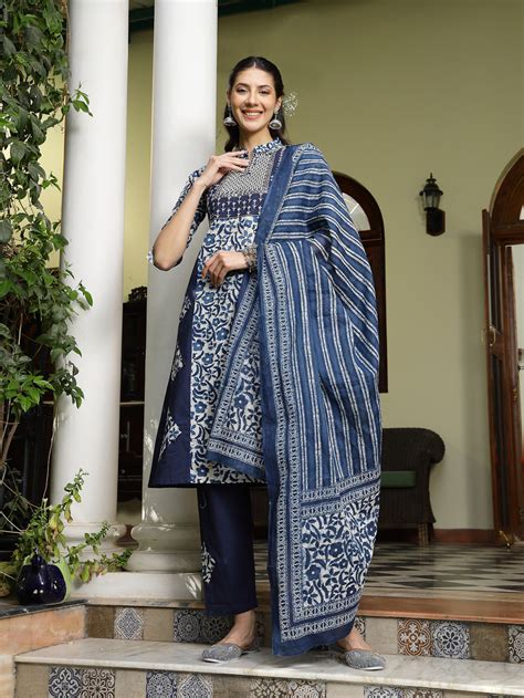 Cotton Kurta Sets with Dupatta for Womens – stylumin