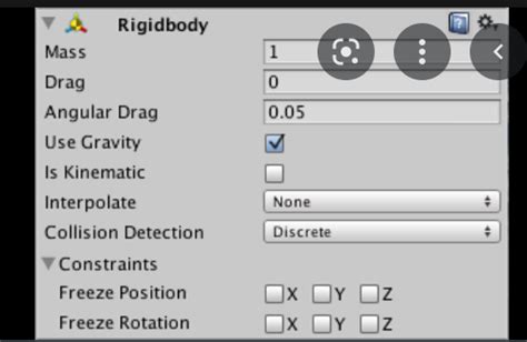 Collision Tutorial Unity 的图像结果