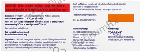 Semalix 1mg Injection (1 Multi-dose Disposable Pen, 4 Needle, 4 Alcohol ...