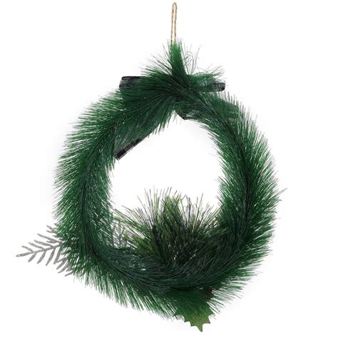 Webelkart® Premium Round Holy Wreath Santa Claus Christmas Wall Hanging ...