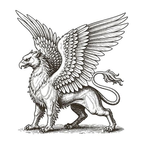 Griffin drawing Images - Free Download on Freepik