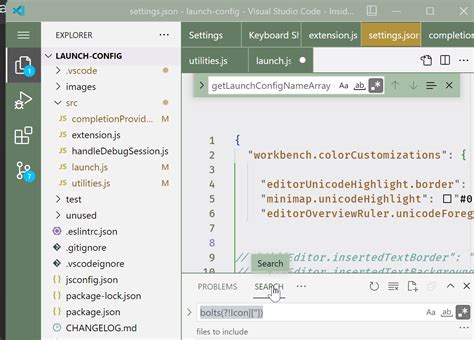 Image result for vs Code Search Bar