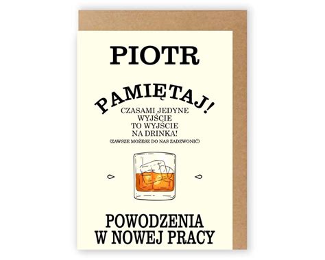 Kartka DUŻA na pożegnanie kolegi z pracy