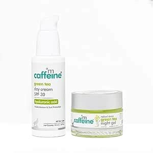 mCaffeine Day & Night Cream Essentials Routine | SPF 30 Day Cream for ...