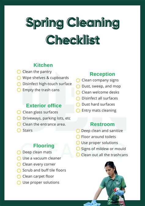Spring Cleaning Checklist 的图像结果
