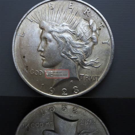 1923 - P United States Peace Dollar - 90 Silver Coin