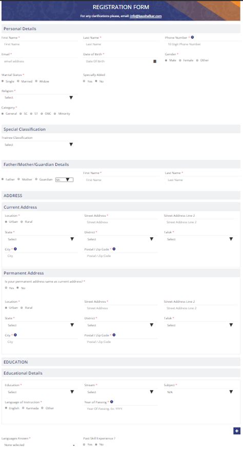 [Apply] Kaushalya Karnataka Online Registration Form 2024 for Aspirants