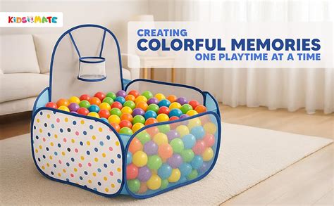 Buy Kidsmate Foldable Hexa Ball Pool for Kids | Pop-Up Playhouse with ...