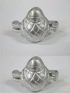 Buy DiBha Aluminium Modak Moulds Silver 2 Pieces Online at Low Prices ...