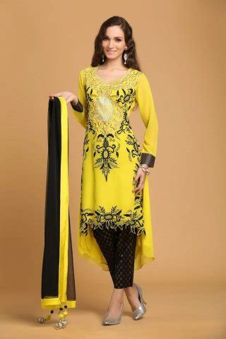 Wear Bright Yellow Kurtis to Make a Bold Style Statement: 10 Designer ...