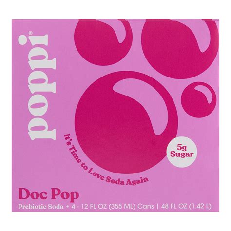 Poppi Doc Pop Prebiotic Soda 4 Pack - World Market