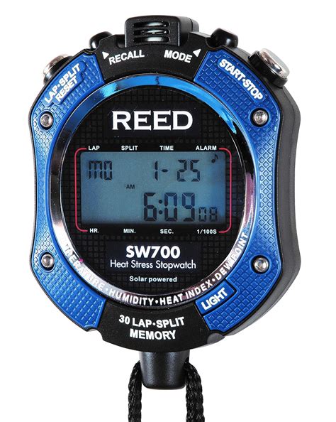 REED Instruments SW700-NIST Heat Stress Stopwatch with NIST Calibration ...
