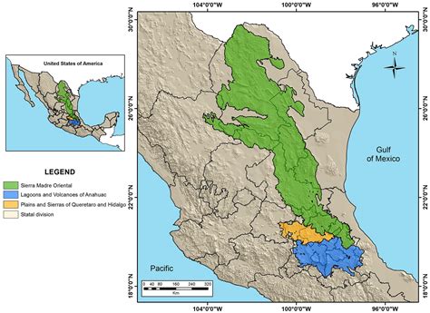 Sierra Madre Oriental Mapa