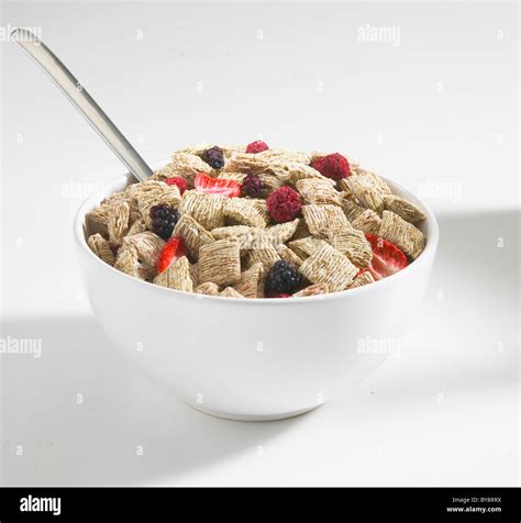 Shredded Wheat Cereal Stock Photo - Alamy