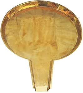 Buy Exotic India Large Size Circular Abhisheka Patra - Brass Statue ...