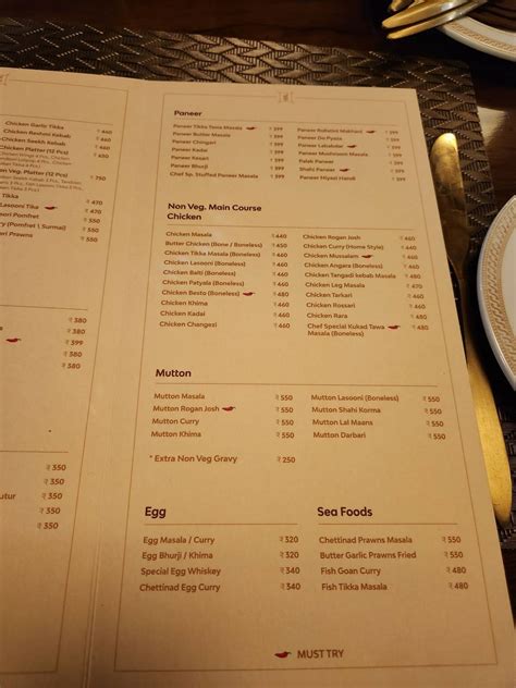 Menu at Eat Punjab, Gandhinagar