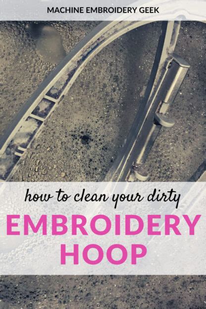 How to Clean Machine Embroidery Hoops 的图像结果