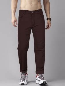 JUST BLACK Relaxed Fit Men Brown Jeans - Buy JUST BLACK Relaxed Fit Men ...