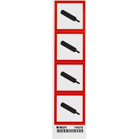 Brady Part: 118835 | GHS Gas Pressure Labels | BradyIndia.co.in